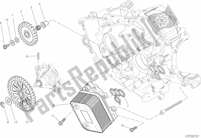 Todas as partes de Pompa Acqua do Ducati Superbike 959 Panigale ABS 2017